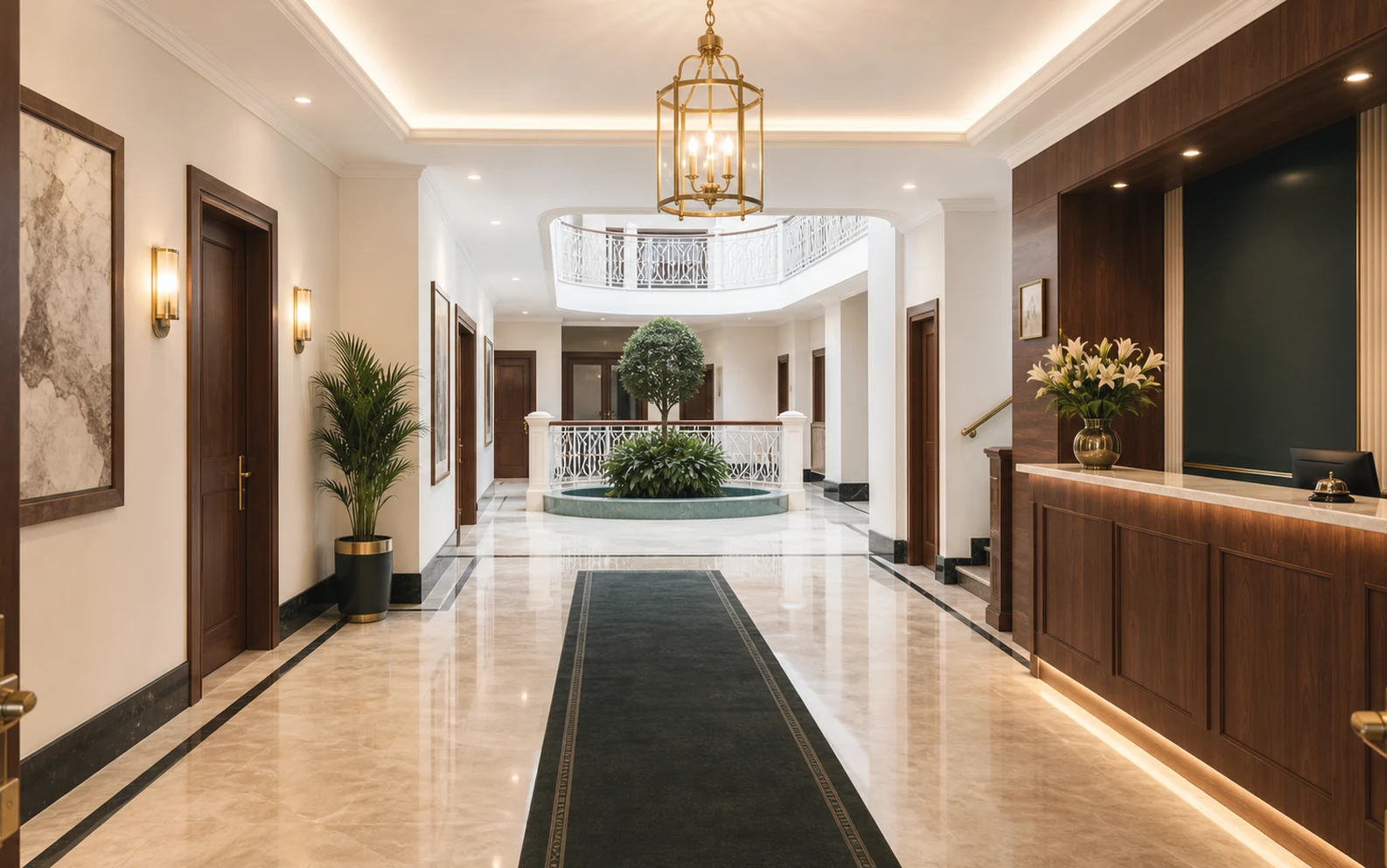 Perla Suit Butik Otel lobi ve resepsiyon atmosferi