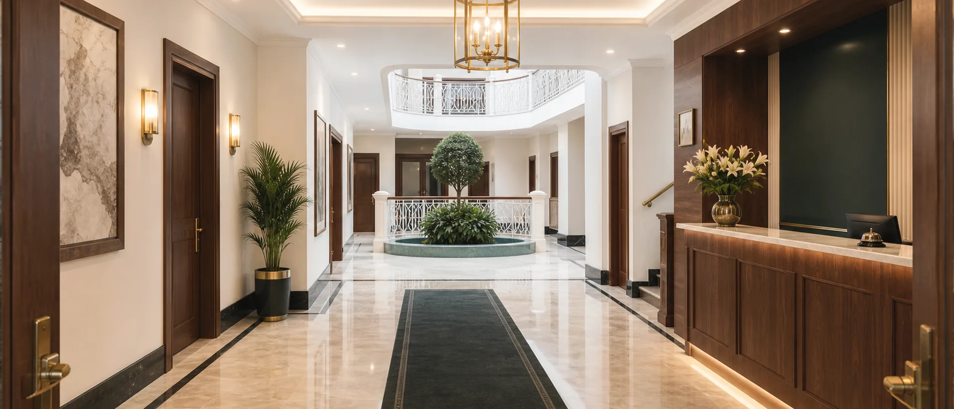 Perla Suit Butik Otel resepsiyon ve lobi alanı